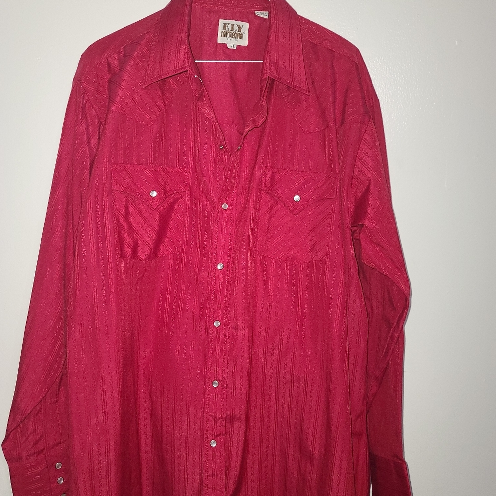 XL Ely Cattleman snap up shirt western shirt